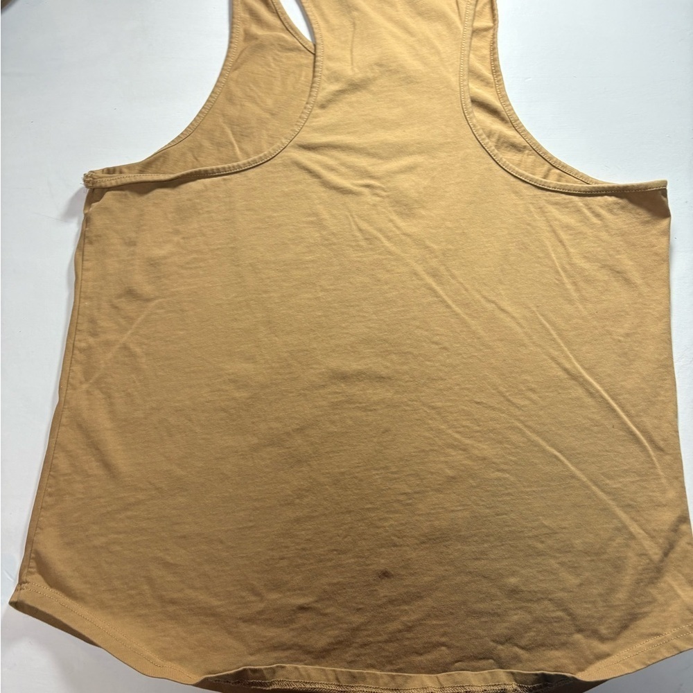 CLASSIC BODYBUILDING RACERBACK STRINGER - Tan - Picture 5 of 5